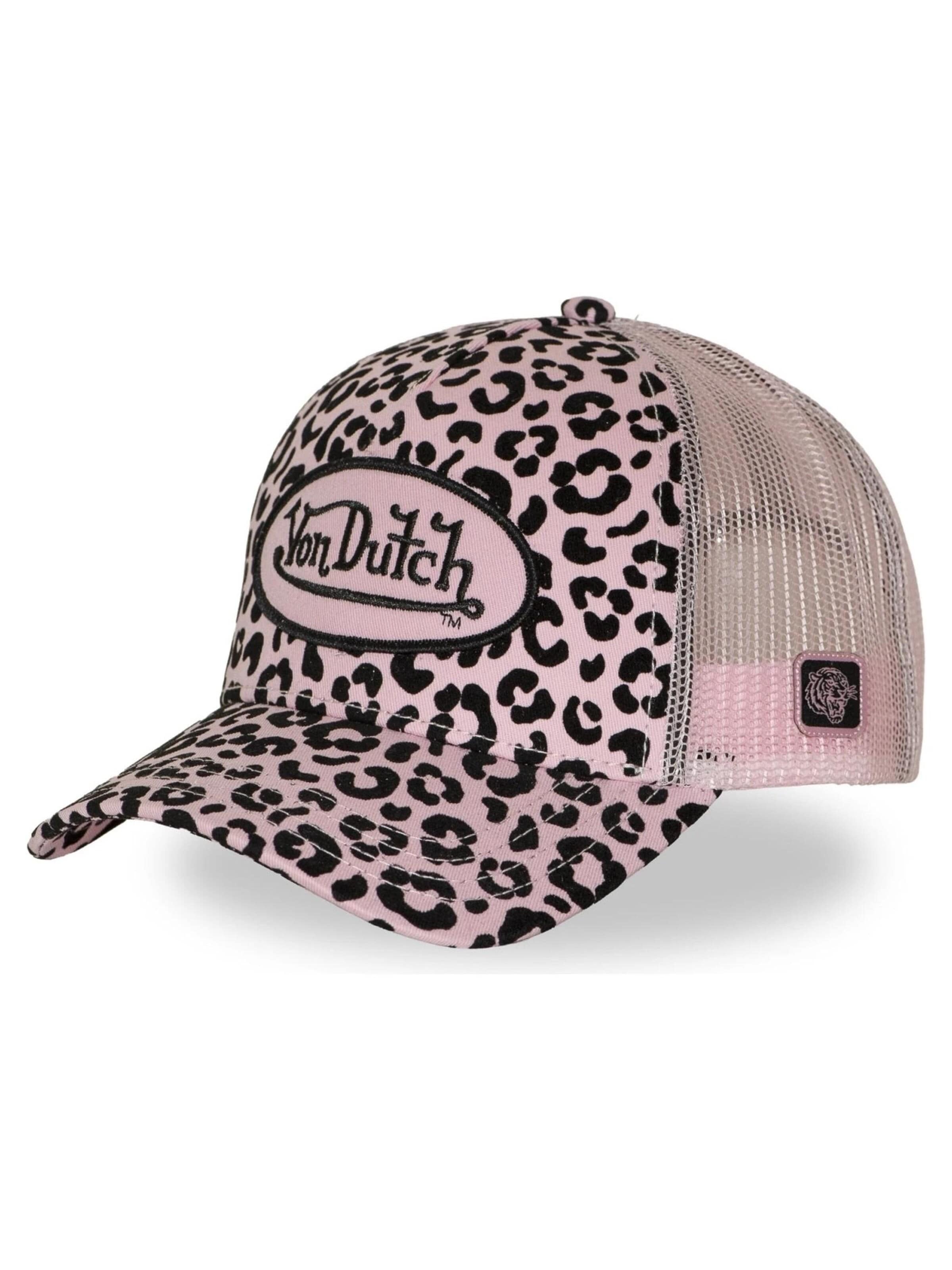 Von Dutch - Gorra 'Gorra von dutch rosa cheetah print trucker cap 6' en rosa