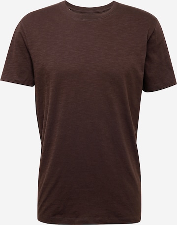 SELECTED Футболка 'SLHASPEN' в Коричневый: спереди