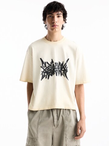 Pull&Bear T-Shirt in Gelb: Vorderseite