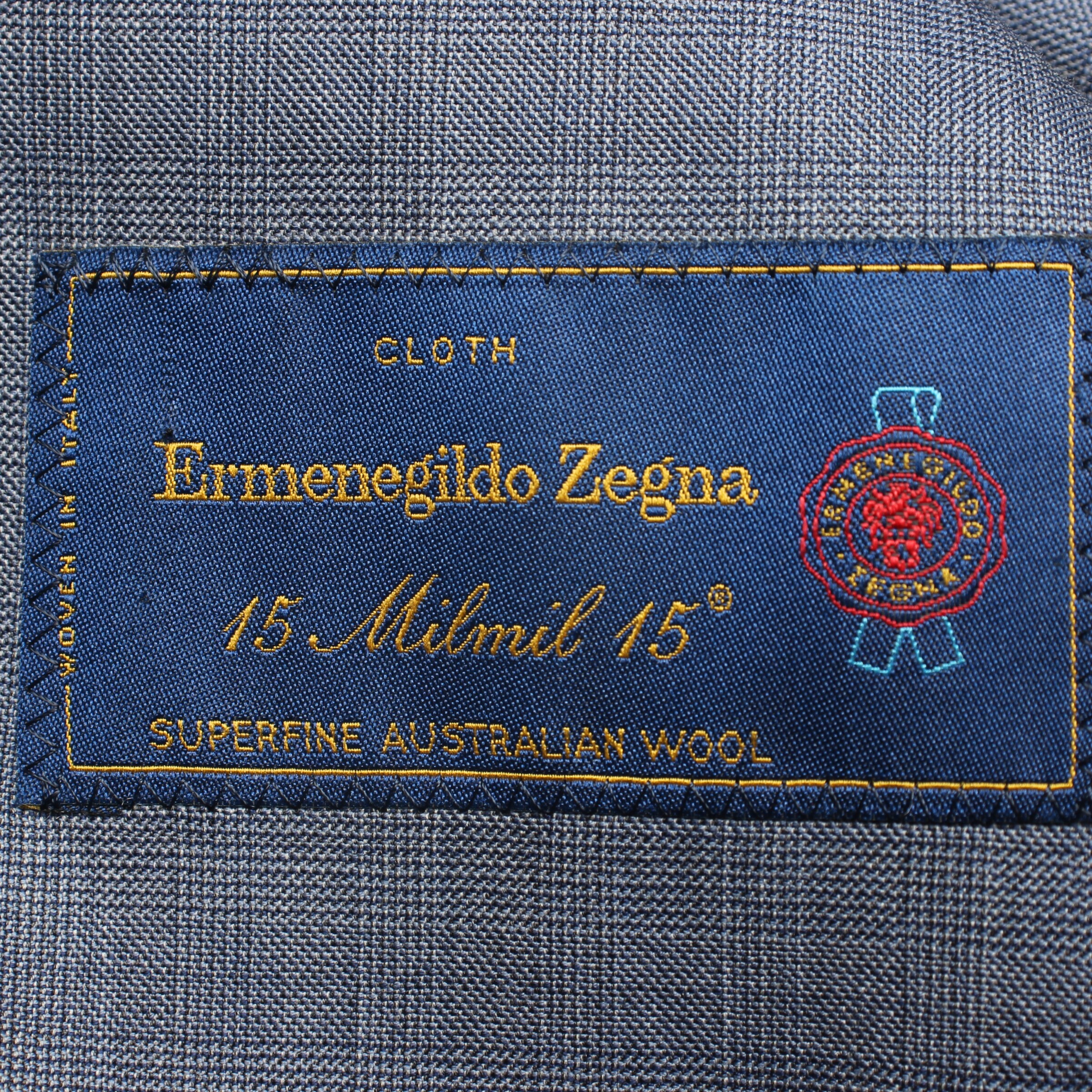 Zegna Suit Jacket in L in Blue