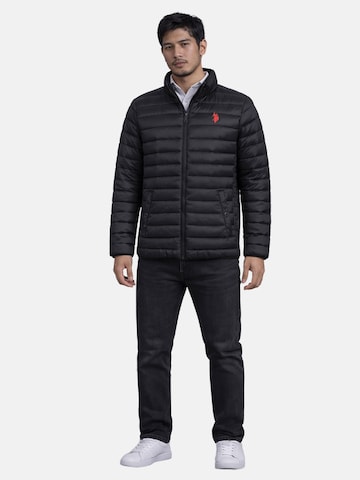 U.S. POLO ASSN. Tussenjas in Zwart