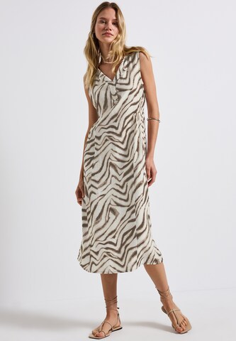 STREET ONE Shirt Dress in Beige: front