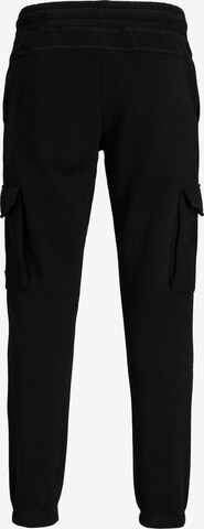 Effilé Pantalon cargo 'Gordon' JACK & JONES en noir