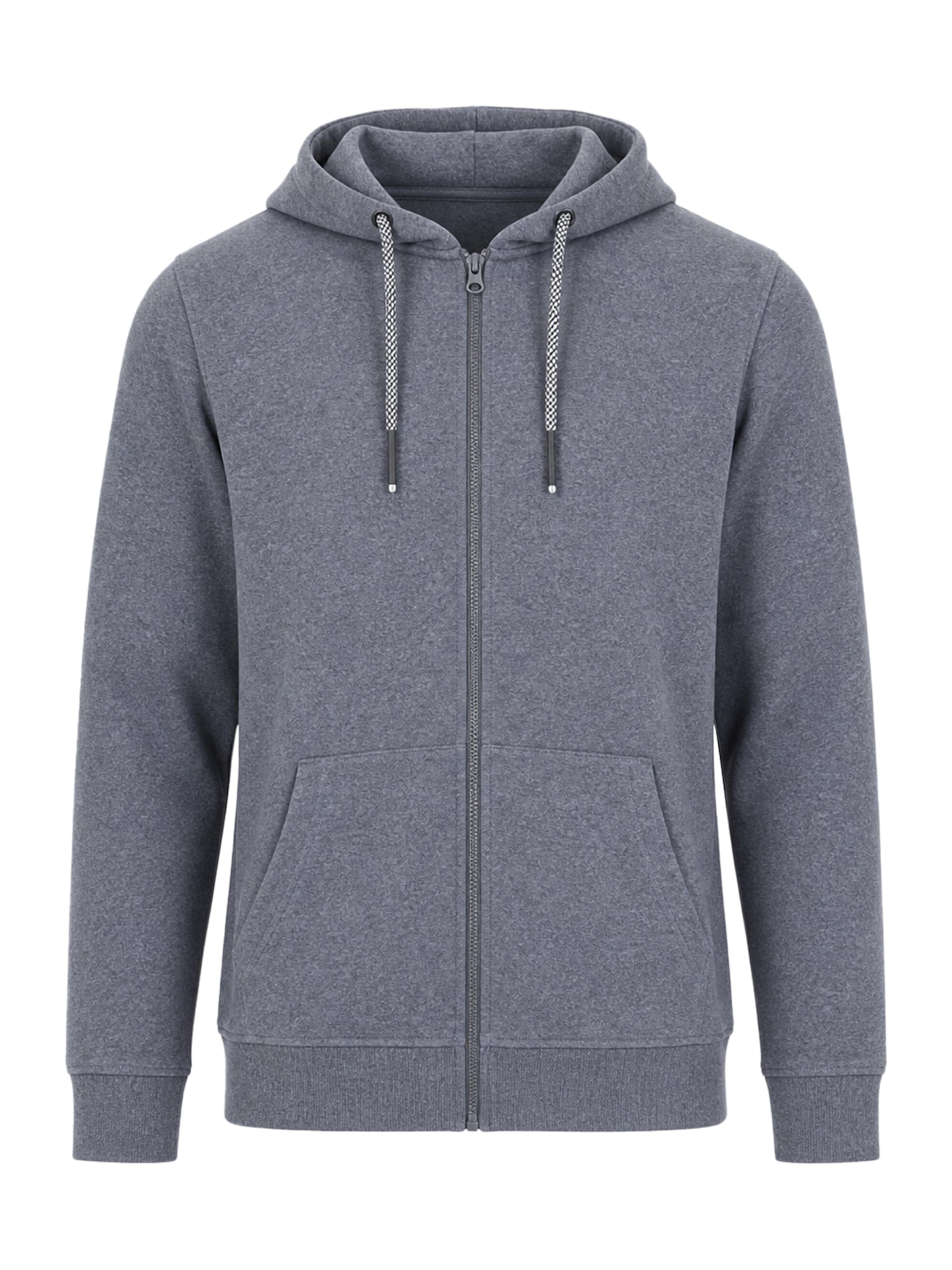 Giacca di felpa di BRAVE SOUL in grigio: frontale