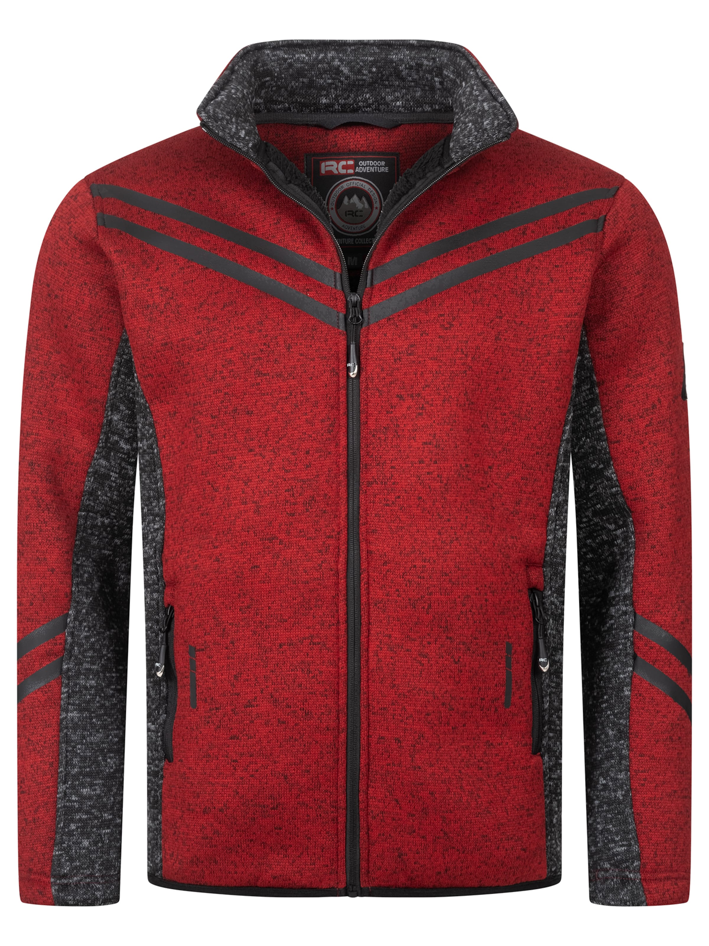 Rock Creek Strickjacke in Rot: Vorderseite