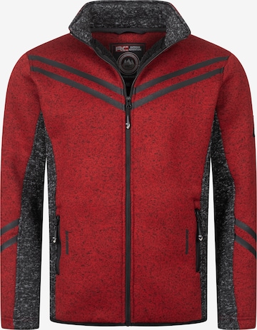 Rock Creek Strickjacke in Rot: Vorderseite