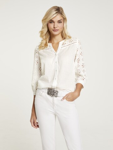 heine Blouse in Wit: voorkant