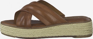 TAMARIS Mules in Brown