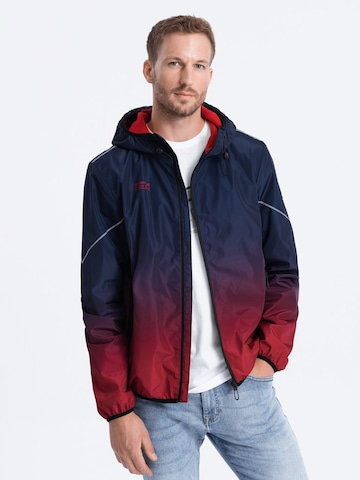 Veste mi-saison 'OM-JANP-0105' Ombre en bleu : devant