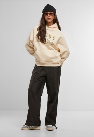 Pequs Sweatshirt 'Ancient Painting' in Beige