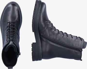 REMONTE Lace-Up Ankle Boots in Black