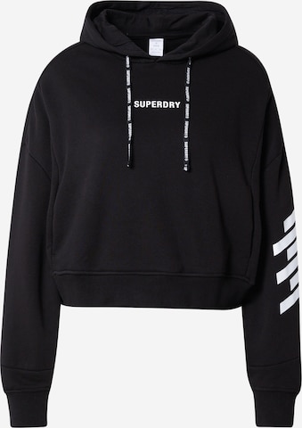 Superdry Sweatshirt 'Train Core' in Black: front