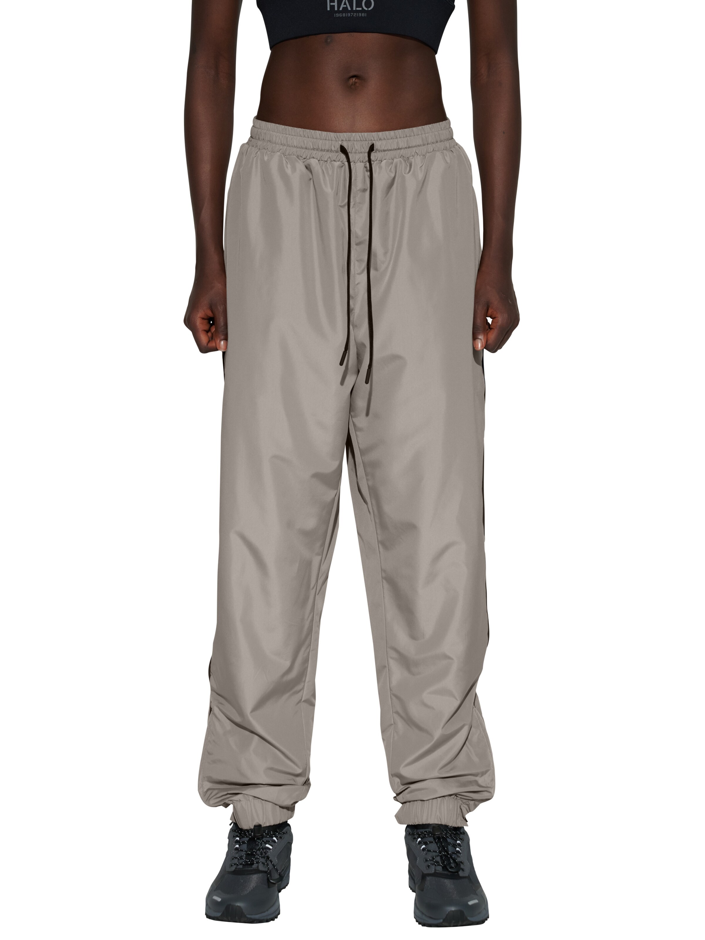 HALO Tapered Pants in Grey: front