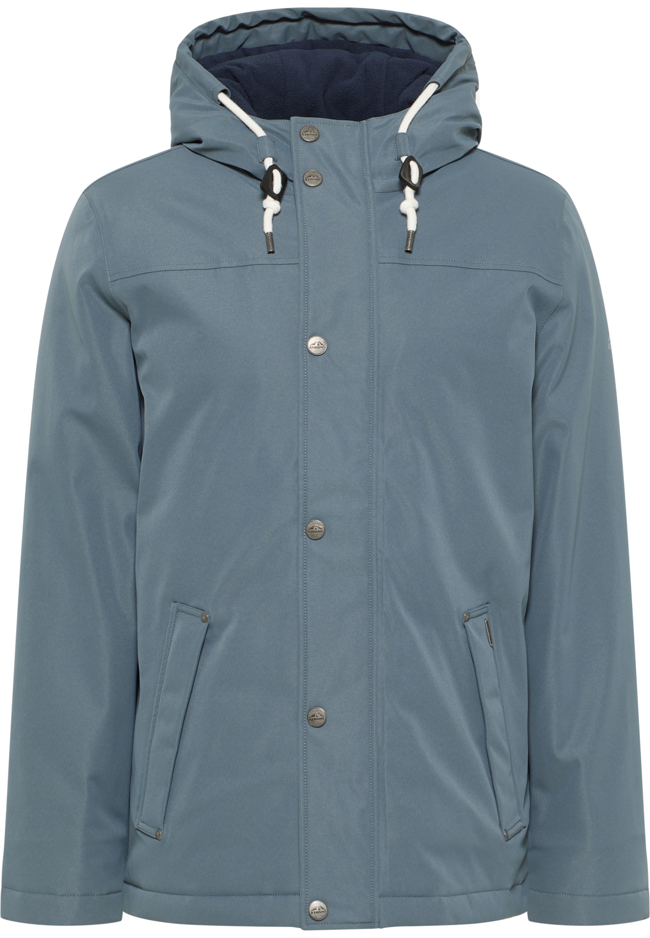 ICEBOUND Функционално яке в синьо: отпред