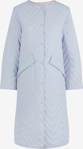 PIECES Between-Seasons Coat in Blue: front