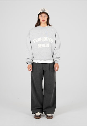 Prohibited Sweatshirt 'Berlin' in Grau