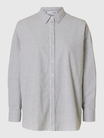 SELECTED FEMME Bluse i blå