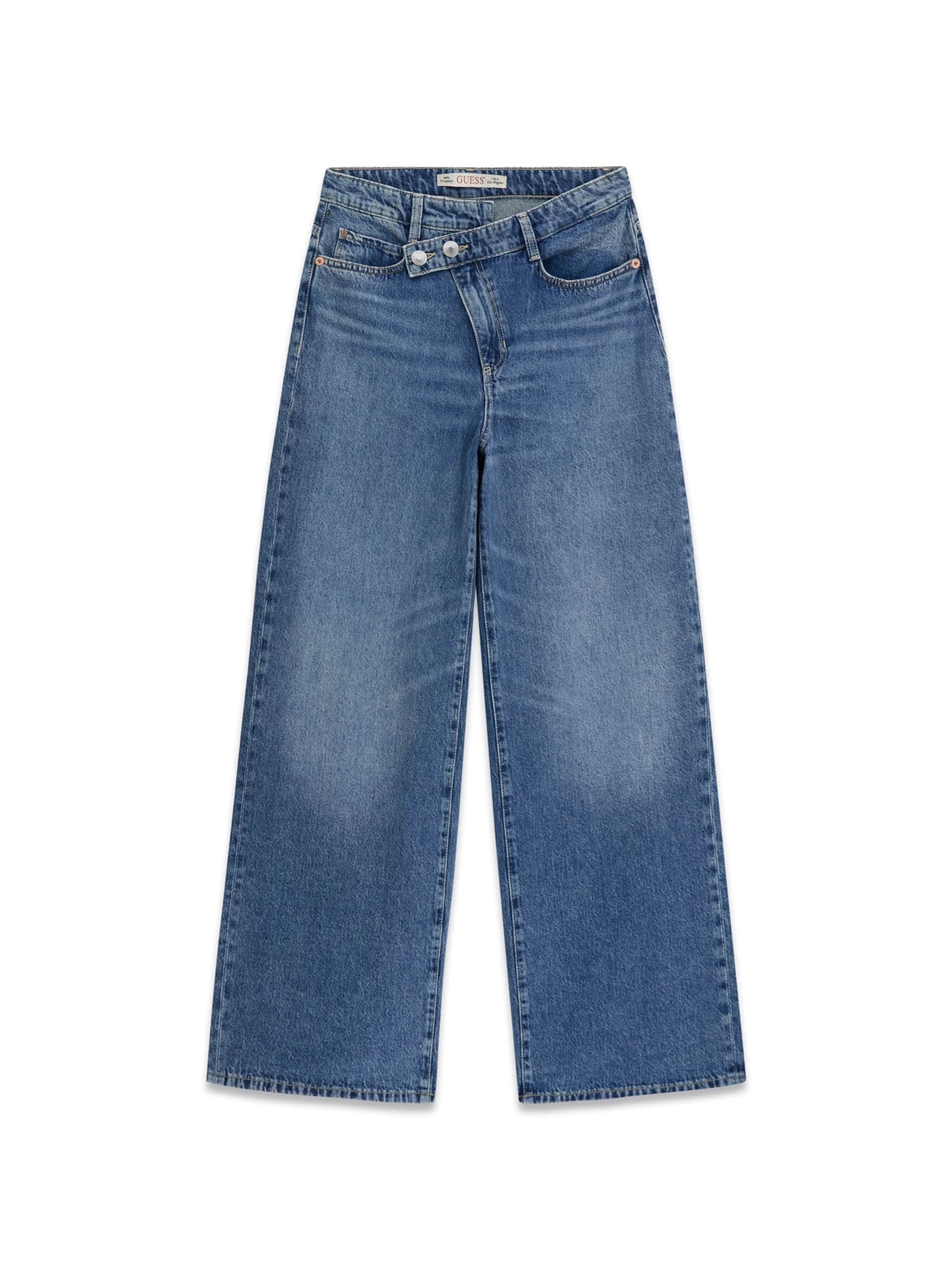 GUESS Wide leg Jeans in Blue: front