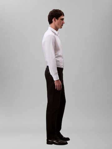 Calvin Klein Jeans Slimfit Lærredsbukser i sort