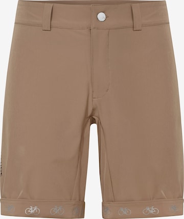 VAUDE Regular Sportshorts in Braun: Vorderseite