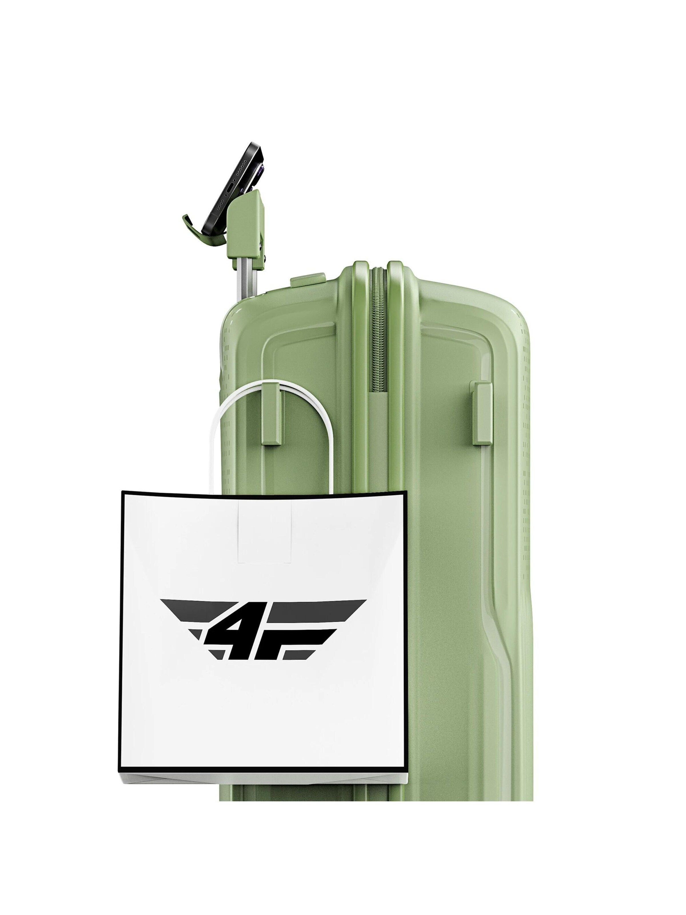 4FLY Suitcase Set 'Pixel' in Green
