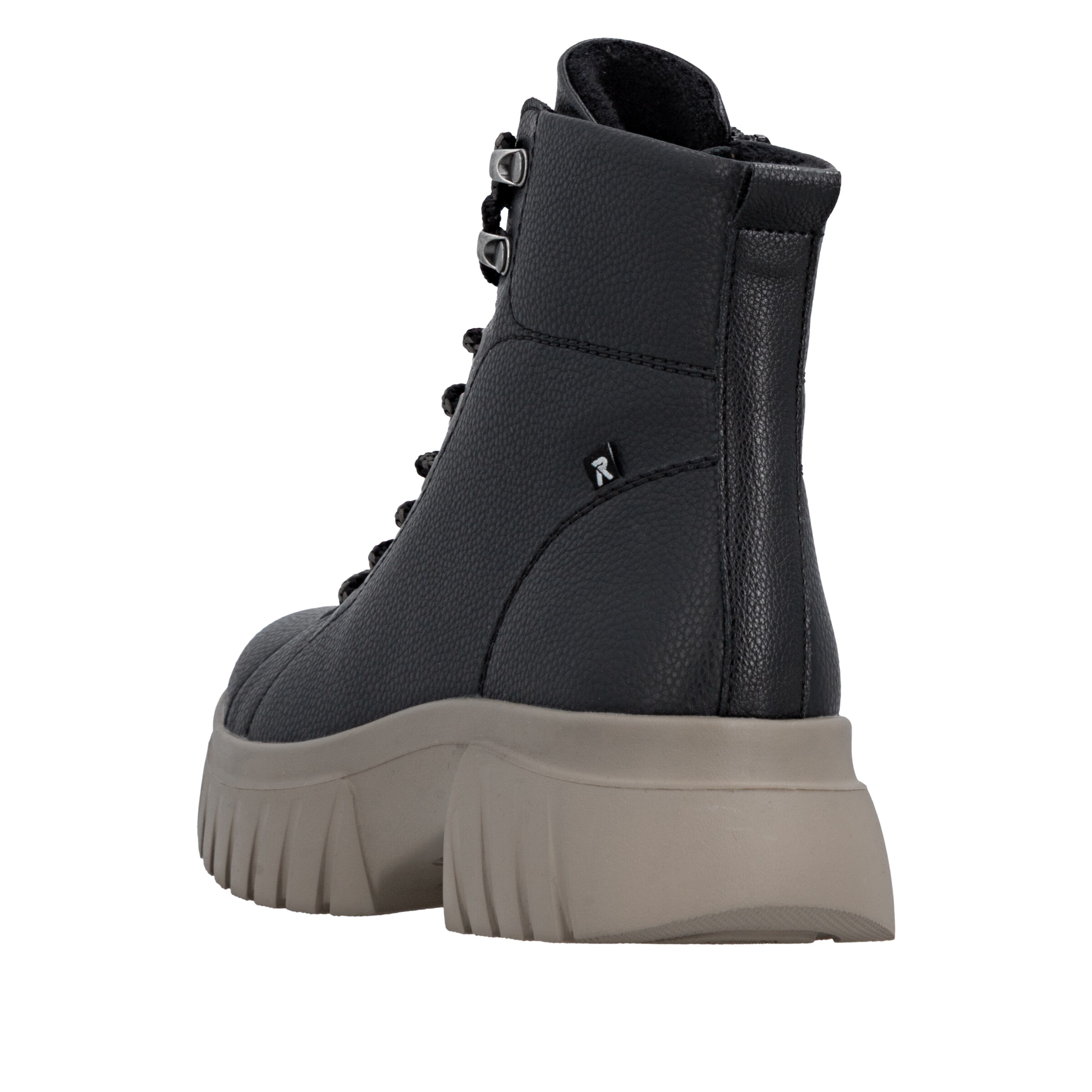 Rieker Schnürstiefelette in Schwarz