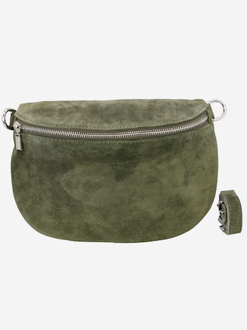 Brise Schultertasche 'Afia Suede' in Grün: Vorderseite