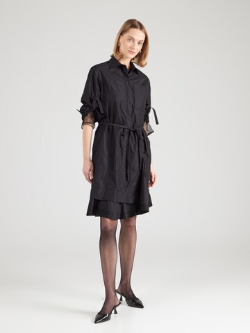 3.1 Phillip Lim Μπλουζοφόρεμα σε μαύρο: μπροστά