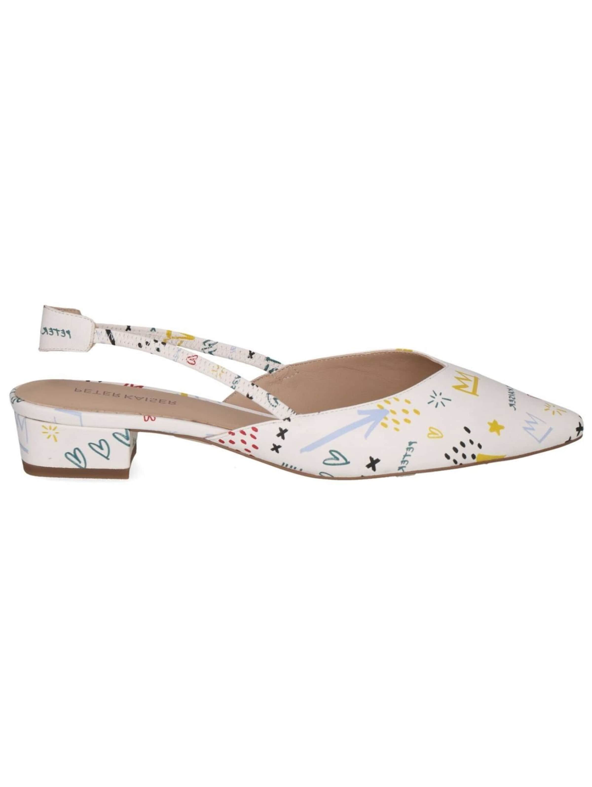 PETER KAISER Slingback Pumps in White
