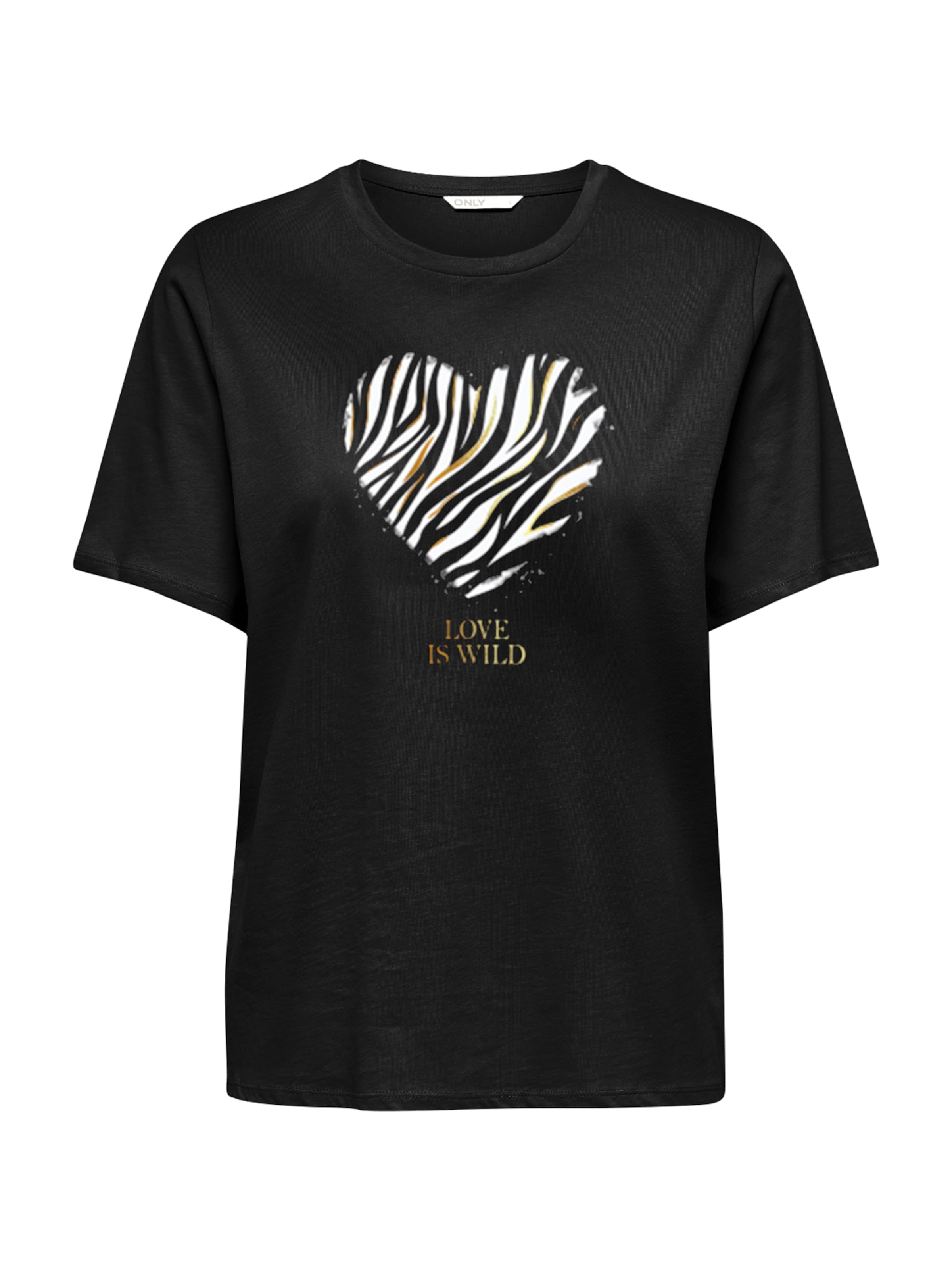 ONLY Majica 'ONLKITA' | črna barva: sprednja stran