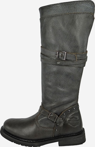 Boots 'Cyndie' Harley Davidson en gris : devant