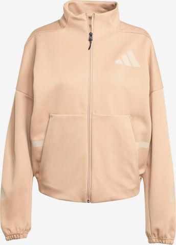 ADIDAS SPORTSWEAR Спортивная куртка 'Z.N.E.' в Бежевый: спереди