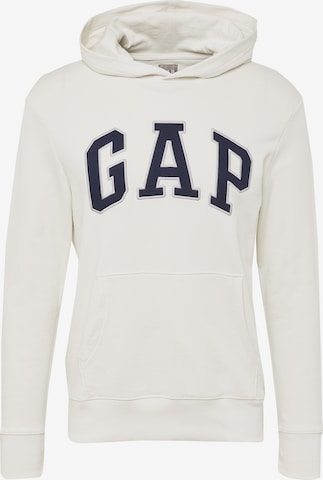 GAP Sweatshirt i vit: framsida