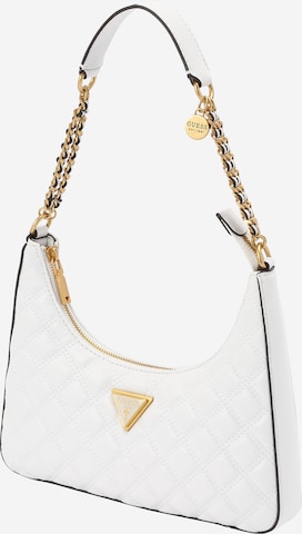 GUESS Shoulder Bag in White: front