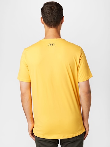 T-Shirt fonctionnel 'RUSH ENERGY' UNDER ARMOUR en jaune