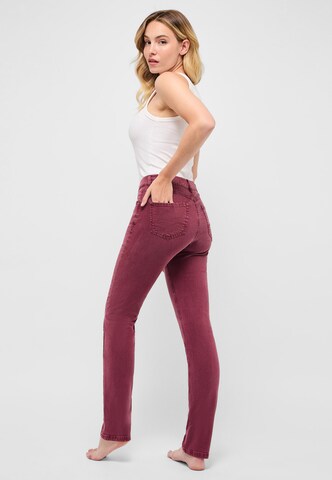 Angels Slimfit Straight-Leg Jeans in Rot