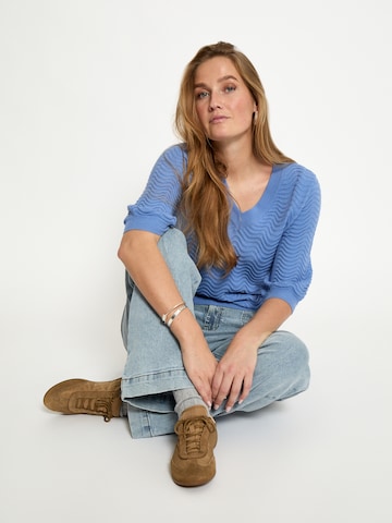 Peppercorn Top 'Ruthia' in Blauw