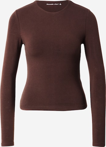 Abercrombie & Fitch Paita värissä ruskea: etupuoli