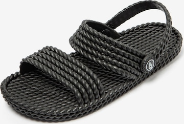 Brasileras - Sandalias 'Gezer Adana' en negro: frente