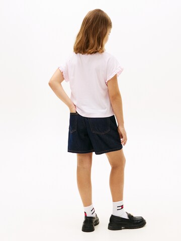 TOMMY HILFIGER Shirt 'ESSENTIAL' in Pink