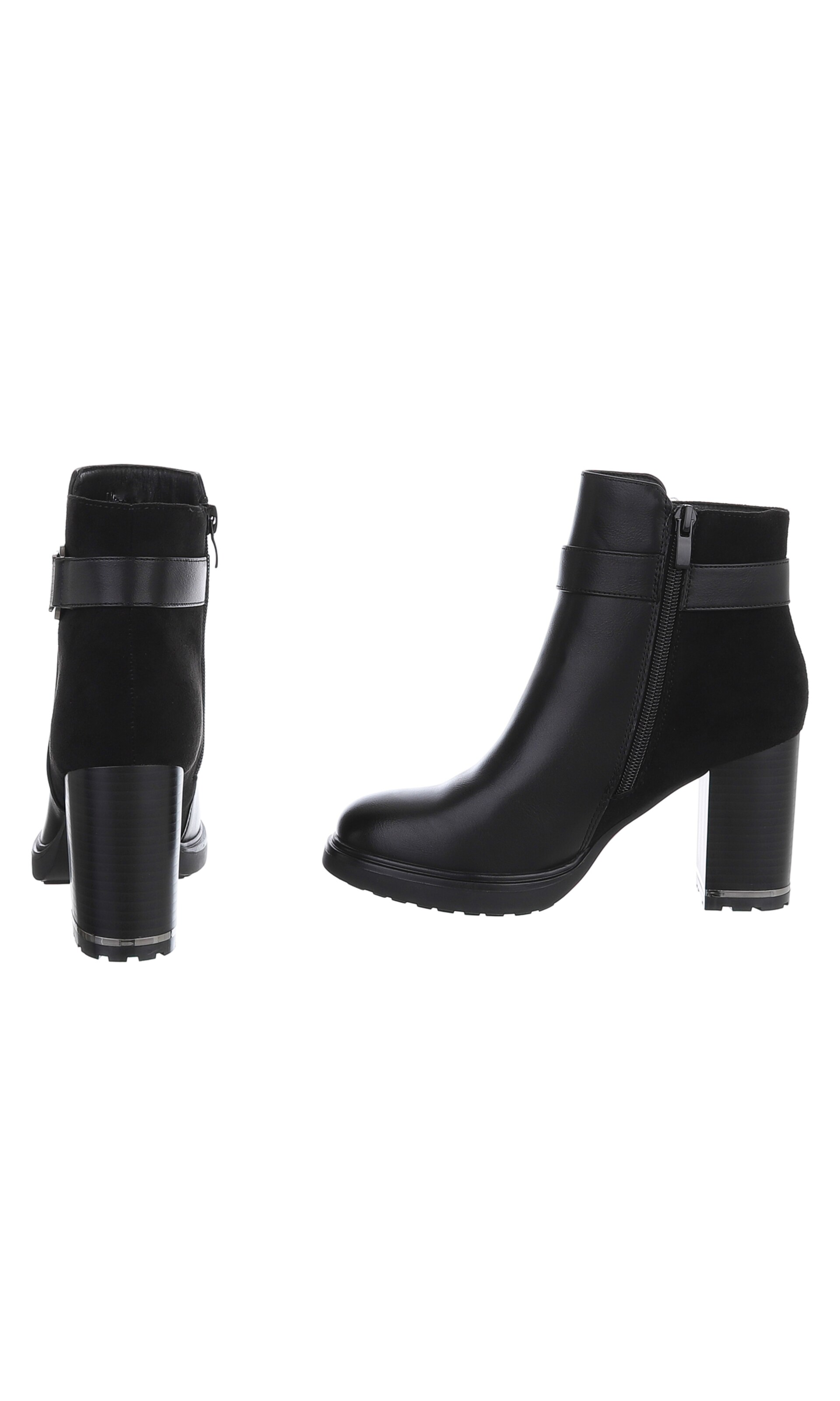 Ital-Design Stiefelette in Schwarz