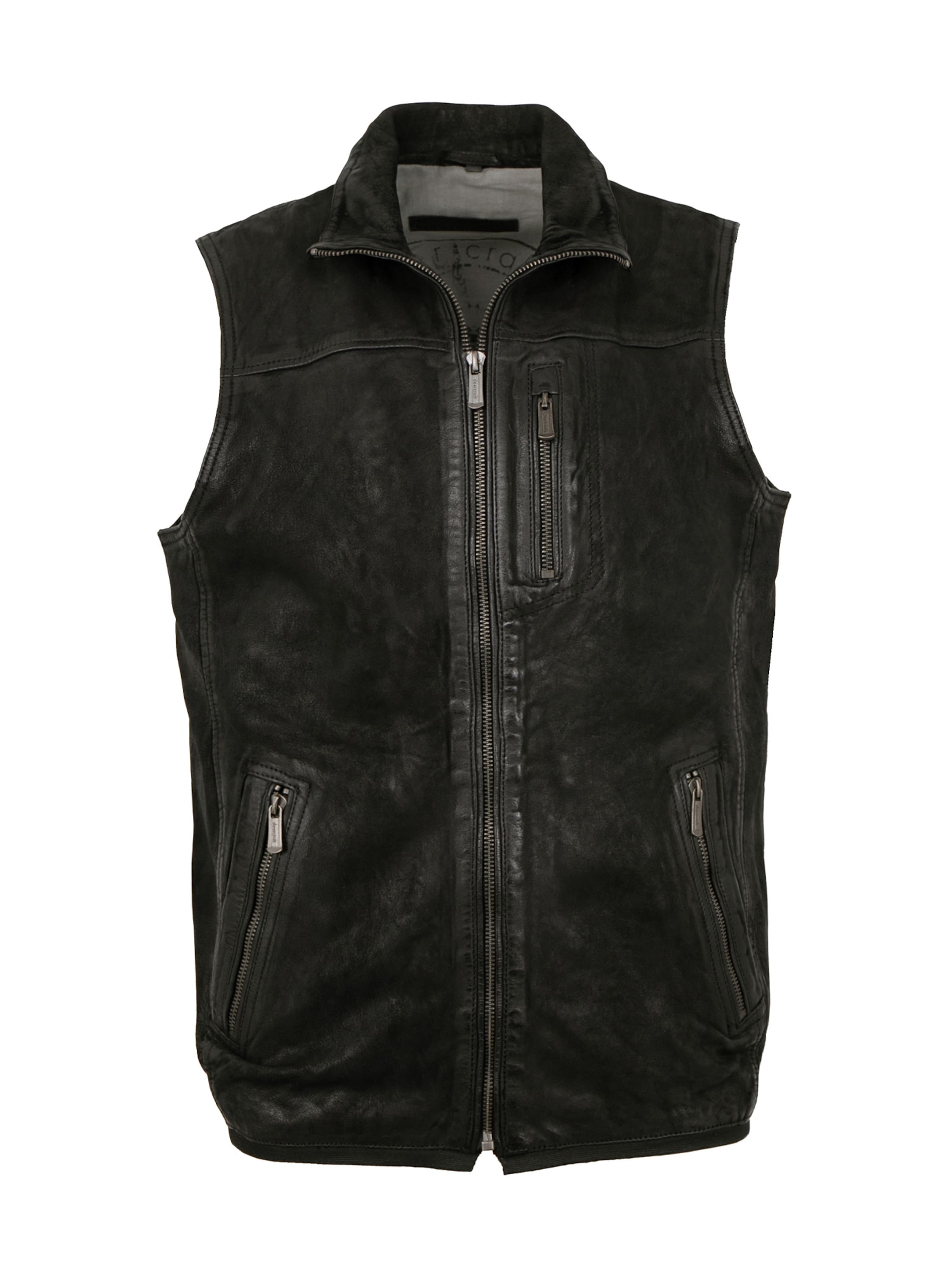 deercraft Vest 'DMCork' in Black: front