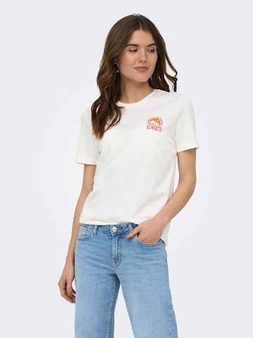 ONLY Shirt 'Fine' in Wit: voorkant