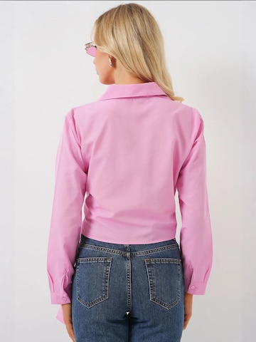 Bigdart Blouse in Roze