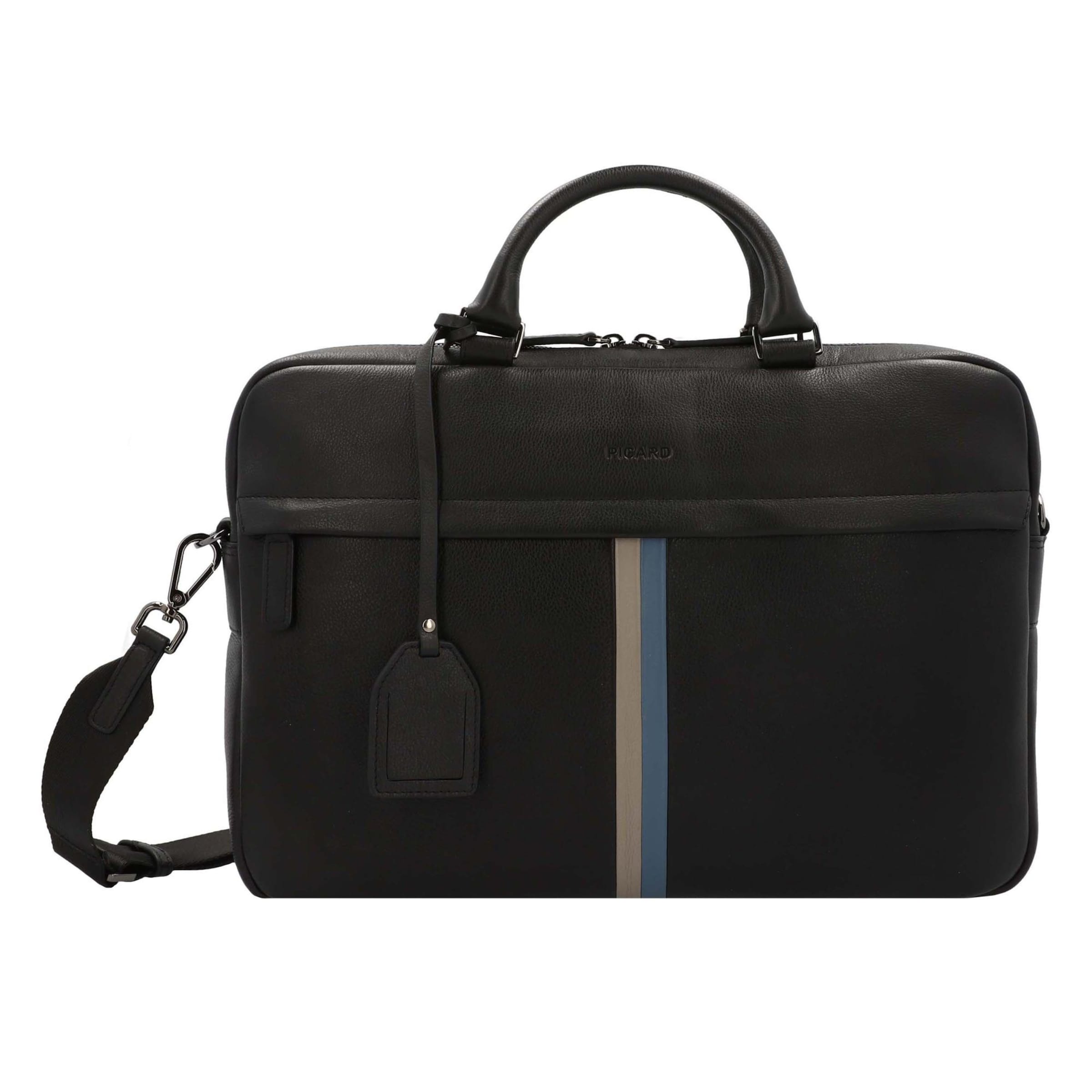 Picard Document Bag 'Horizon' in Black: front