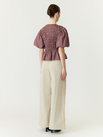 YAS Shirt 'VINA' in Rood