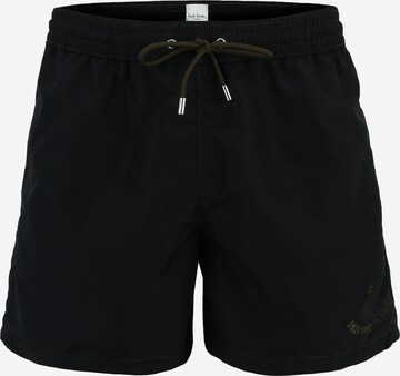 Paul Smith Swimming shorts 'HAPPY' in Black: front