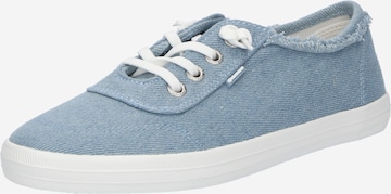 TOM TAILOR Lace-Up Shoes in Blue: front