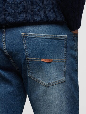 Ombre Regular Jeans in Blauw