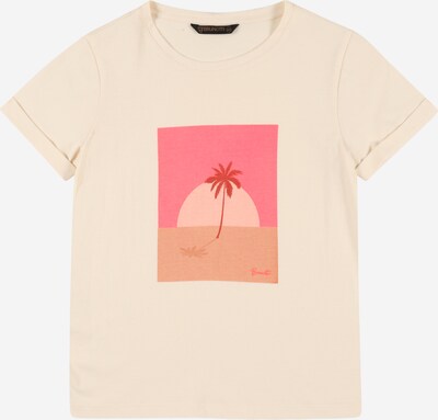 Brunotti Kids T-Shirt 'Saliny' in orange / hummer / pink / rosa / wollweiß, Produktansicht